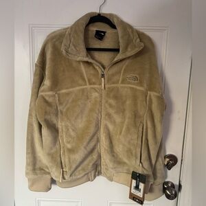 The North Face Osito Lux Full-Zip Fleece Jacket Gravel Women's XL, X-Large NWT